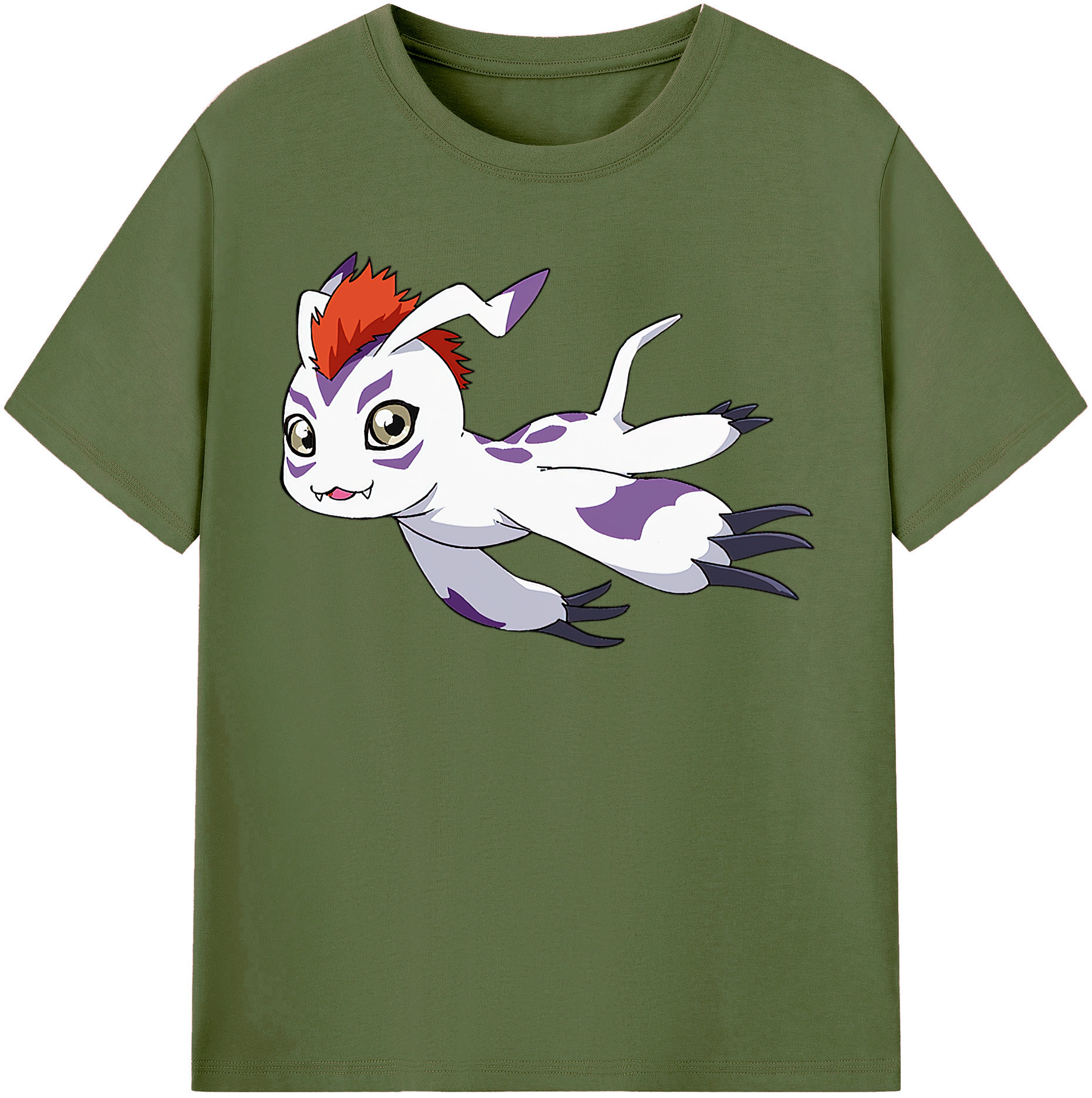 （画像用） Digimon デジタルモンスター/デジモン 綿100％半袖Tシャツ（フロントプリント）